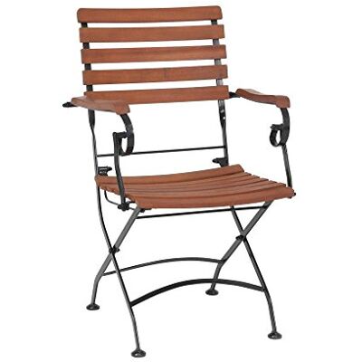 greemotion Sedie Pieghevoli in Legno, Borkum, Set da 2 Pezzi, in Legno di Acacia, 58 x 55 x 89 cm, greemotion Sedie Pieghevoli in Legno, Borkum, Set da 2 Pezzi, in Legno di Acacia, 58 x 55 x 89 cm,