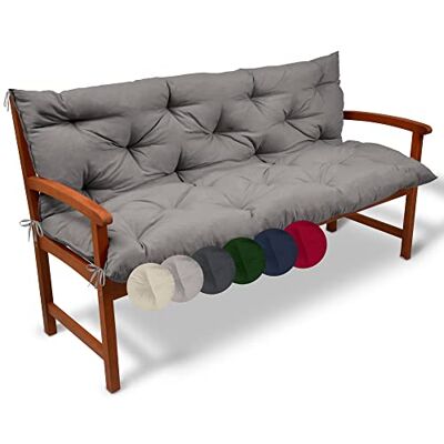 Beautissu Cuscino con Schienale per panchine Comodo Supporto Imbottito Beautissu Cuscino con Schienale per panchine Comodo Supporto Imbottito