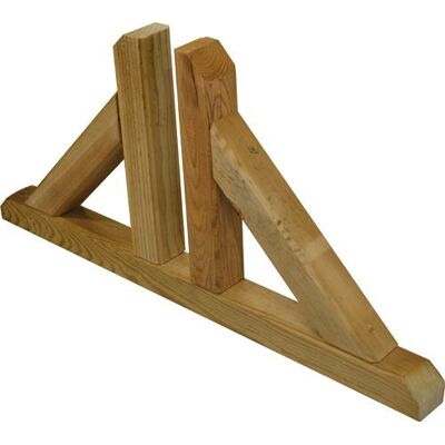 PAPILLON - Piede per pannello in legno - piedino doppio per grigliato - gia\' impregnato PAPILLON - Piede per pannello in legno - piedino doppio per grigliato - gia\' impregnato