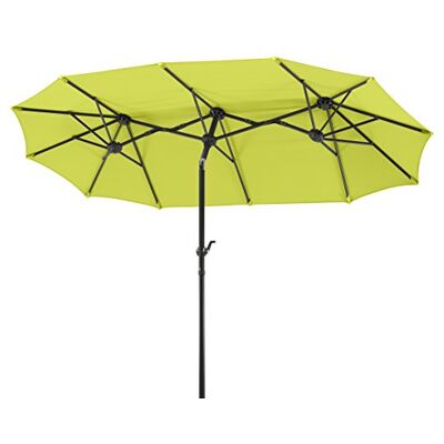 Schneider Salerno Ombrellone rettangolare, 300 x 150 cm, colore: Verde mela Schneider Salerno Ombrellone rettangolare, 300 x 150 cm, colore: Verde mela