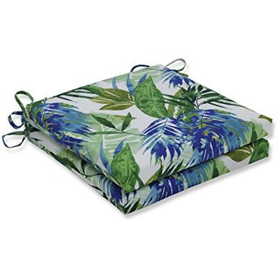 Pillow Perfect Soleil Set di Cuscini per Sedia, 50,8 x 50,8 x 7,6 cm, Colore: Blu/Verde Pillow Perfect Soleil Set di Cuscini per Sedia, 50,8 x 50,8 x 7,6 cm, Colore: Blu/Verde
