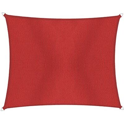 Windhager Cannes Tenda Parasole Rettangolare, 4 x 5 m, per Giardino e terrazza, Resistente ai Raggi UV e alle intemperie, Colore: Rosso Windhager Cannes Tenda Parasole Rettangolare, 4 x 5 m, per Giardino e terrazza, Resistente ai Raggi UV e alle intemperie, Colore: Rosso