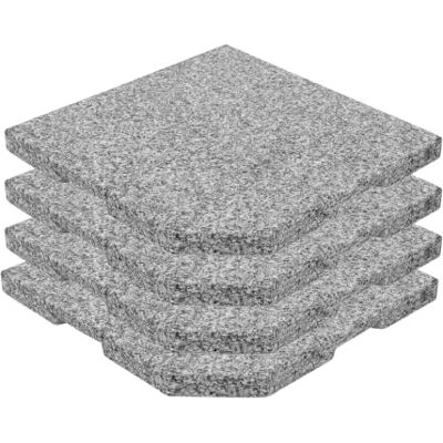 Doppler Lastra di granito, 50x50x4 cm, 25 kg, set da 4 pezzi Doppler Lastra di granito, 50x50x4 cm, 25 kg, set da 4 pezzi