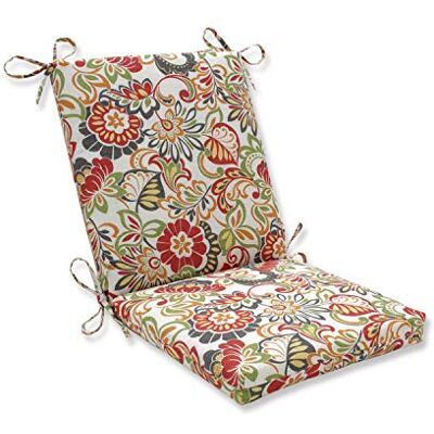 Pillow Perfect Indoor/Outdoor Multicolored Modern Floral Square Cuscino per Sedia Pillow Perfect Indoor/Outdoor Multicolored Modern Floral Square Cuscino per Sedia