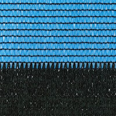 TENAX Soleado Sport Rete Tessuta Schermante Frangivista Bicolore, 1,00x5 m, Nero/Blu, 1x5 m TENAX Soleado Sport Rete Tessuta Schermante Frangivista Bicolore, 1,00x5 m, Nero/Blu, 1x5 m