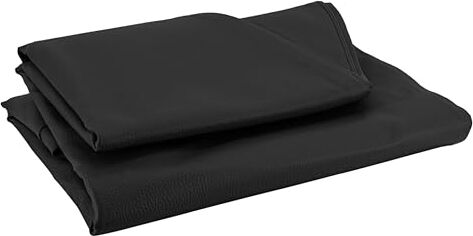 Bepouf Pouf a Sacco Mega Vuoto 85Øx135H cm 335L 100% Ecopelle Nero no Imbottito, Pouf Poltrona Salotto e Camera da Letto, Puffo per Sedersi Comodo Lavabile Poltrona Sacco Anallergica Impermeabile