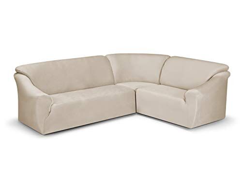 Dohle + Menk Fodera per divano angolare, 1 pezzo, Bianco