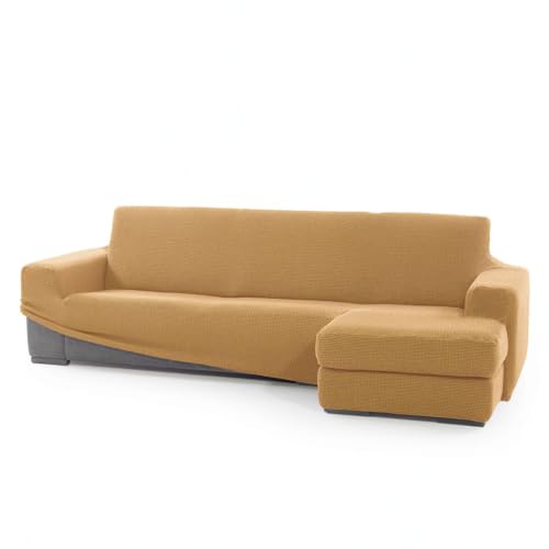 SOFASKINS ® copridivano chaise longue super elasticizzato, copridivano braccio destro corto, design esclusivo, copridivano resistente, dimensioni compatibili divano (210-340 cm), Colore Giallo