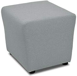 DOMO. collection DOMO Collection Bob Sgabello, Pouf a cubo, Poggiapiedi, Menta, 46 x 46 x 43 cm