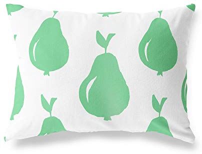 Bonamaison Petrolio Verde-Bianco Fodera per Cuscino Cotone e Copricuscini Federa per Divano Casa Soggiorno Camera da Letto Decorazione Interni ed Esterni, 35x50 Cm Progettata e Prodotta in Turchia