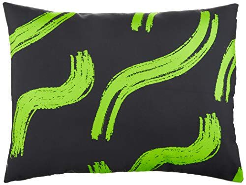 Bonamaison Neon Verde-Fumi Fodera per Cuscino Cotone e Copricuscini Federa per Divano Casa Soggiorno Camera da Letto Decorazione Interni ed Esterni, 45x60 Cm Progettata e Prodotta in Turchia