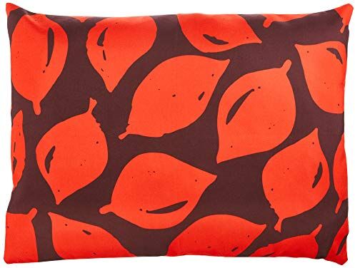 Bonamaison Arancio-Bordeaux Fodera per Cuscino Cotone e Copricuscini Federa per Divano Casa Soggiorno Camera da Letto Decorazione Interni ed Esterni, 45x60 Cm Progettata e Prodotta in Turchia