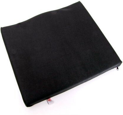 66FIT , Cuscino sedia a rotelle in PVC, colore: Nero, 41 X 47 X 5.5 cm