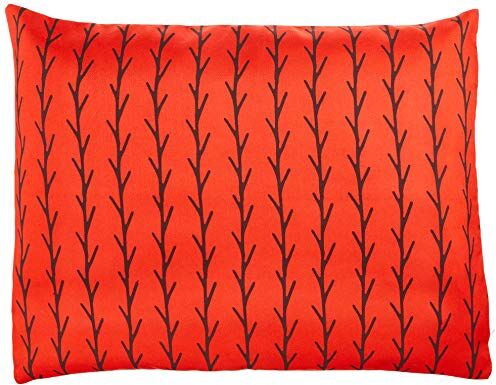 Bonamaison Arancio-Bordeaux Fodera per Cuscino Cotone e Copricuscini Federa per Divano Casa Soggiorno Camera da Letto Decorazione Interni ed Esterni, 45x60 Cm Progettata e Prodotta in Turchia