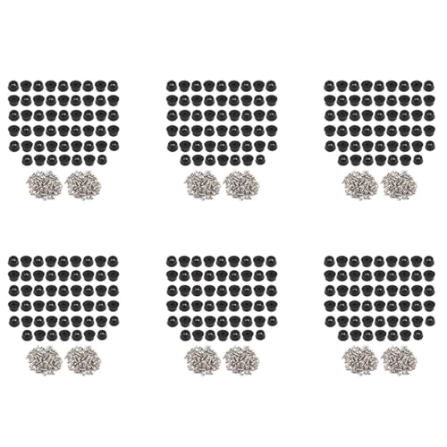 Clyictz 312 piedini in gomma antigraffio per taglieri (0,8 x 1,5 cm) per sedie e altri mobili