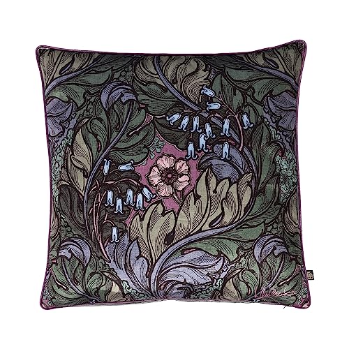 Laurence Llewelyn-Bowen Rambleicious Cuscino imbottito in velluto, 55 x 55 cm, multicolore