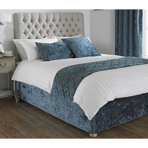 Riva Home Paoletti Verona Copri Divano, Letto in Velluto, Wrap-p1, Poliestere, Teal Blue, Super King Riva Home Paoletti Verona Copri Divano, Letto in Velluto, Wrap-p1, Poliestere, Teal Blue, Super King