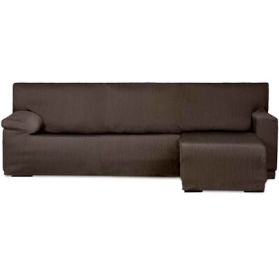 Eysa Italia copridivano per chaise longue con bracciolo corto lato destro vista frontale colore senape design Luz Eysa Italia copridivano per chaise longue con bracciolo corto lato destro vista frontale colore senape design Luz