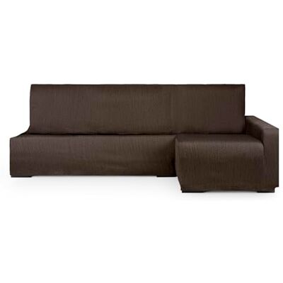 Eysa copridivano per chaise longue letto lato destro vistra frontale colore marrone design Luz Eysa copridivano per chaise longue letto lato destro vistra frontale colore marrone design Luz