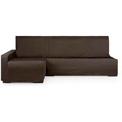 Eysa copridivano per chaise longue letto lato sinistro vistra frontale colore marrone design Luz Eysa copridivano per chaise longue letto lato sinistro vistra frontale colore marrone design Luz