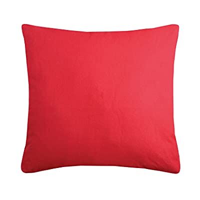 Stof LOVELY CASA Duo Cuscino Cotone Rosso 40 x 40 cm Stof LOVELY CASA Duo Cuscino Cotone Rosso 40 x 40 cm