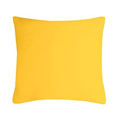 Stof LOVELY CASA Nelson-Cuscino in polietilene/Cotone, 40 x 40 cm, 100% Cotone, Giallo, 40 x 40 cm Stof LOVELY CASA Nelson-Cuscino in polietilene/Cotone, 40 x 40 cm, 100% Cotone, Giallo, 40 x 40 cm