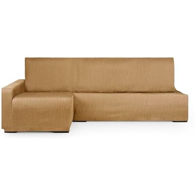 Eysa copridivano per chaise longue letto lato sinistro vistra frontale colore senape design Luz Eysa copridivano per chaise longue letto lato sinistro vistra frontale colore senape design Luz