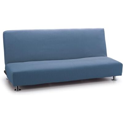 FAVERTI ® Copridivano elasticizzato per divano letto a tre posti, modello Reale, celeste, copridivano per letto universale, protezione di qualità, in tessuto jacquard, in cotone FAVERTI ® Copridivano elasticizzato per divano letto a tre posti, modello Reale, celeste, copridivano per letto universale, protezione di qualità, in tessuto jacquard, in cotone
