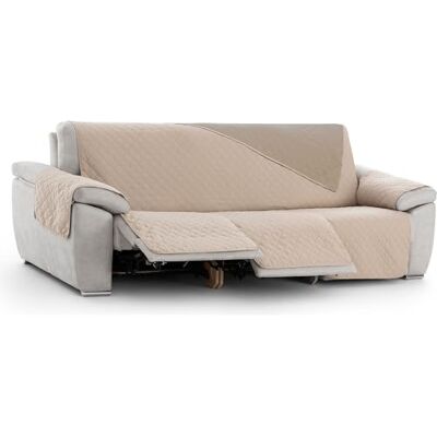 ECOMMERC3 Fodera per poltrona Relax 3 x 3 imbottita e reversibile Fodera per poltrona relax ecru protezione per divano regolabile, comfort extra e design elegante ECOMMERC3 Fodera per poltrona Relax 3 x 3 imbottita e reversibile Fodera per poltrona relax ecru protezione per divano regolabile, comfort extra e design elegante