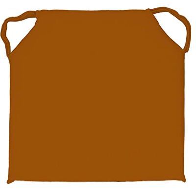 Soleil d'ocre , Spirit Cuscino per sedia, Cotone lavato, Bronze, 40x40 cm Soleil d'ocre , Spirit Cuscino per sedia, Cotone lavato, Bronze, 40x40 cm