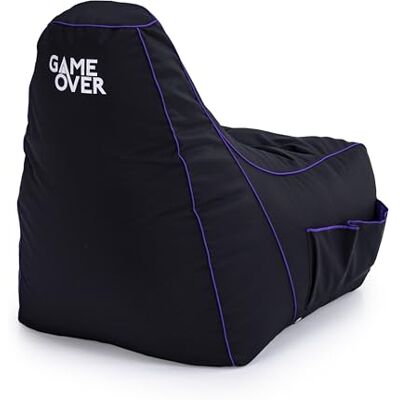 Game Over Mini Sedia a Sacco da Gaming Bean Bag per Bambini 8Bit Puff Poltrona Sacco Tasche Laterali per Controller Supporto per Cuffie Design Ergonomico (Pelle di Drago) Game Over Mini Sedia a Sacco da Gaming Bean Bag per Bambini 8Bit Puff Poltrona Sacco Tasche Laterali per Controller Supporto per Cuffie Design Ergonomico (Pelle di Drago)