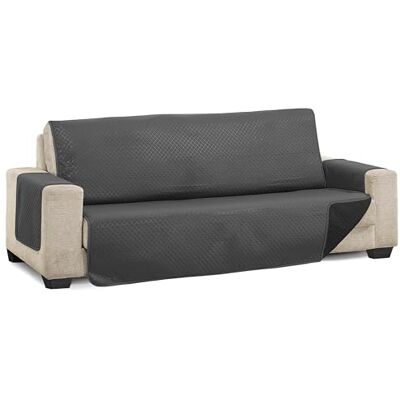 Martina Home Copridivano imbottito 3 Posti XL Antracite/Nero Martina Home Copridivano imbottito 3 Posti XL Antracite/Nero