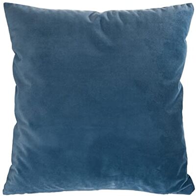 Eurofirany Velluto Kristi Federa per cuscino da divano, 1 pezzo, 45 x 45 cm (blu scuro) Eurofirany Velluto Kristi Federa per cuscino da divano, 1 pezzo, 45 x 45 cm (blu scuro)
