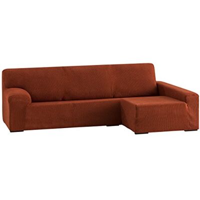 Eysa Italia Dorian Chaise Longue Bielastico Destra, Vista Frontale, Ciniglia, Arancione, 43x17x37 cm Eysa Italia Dorian Chaise Longue Bielastico Destra, Vista Frontale, Ciniglia, Arancione, 43x17x37 cm