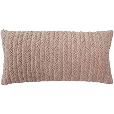 RIVA Home Cuscino Imbottito in Poliestere Allure, Blush, 30 x 60cm (12" x 24") RIVA Home Cuscino Imbottito in Poliestere Allure, Blush, 30 x 60cm (12" x 24")