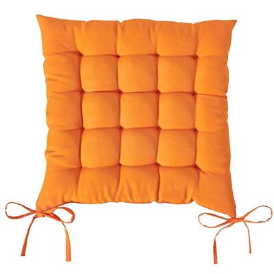 TODAY Cuscino da Sedia, Trapuntato, Chantilly, in Poliestere, Dimensioni: 40 x 40 cm, Poliestere, Arancione, 40x40x2 cm TODAY Cuscino da Sedia, Trapuntato, Chantilly, in Poliestere, Dimensioni: 40 x 40 cm, Poliestere, Arancione, 40x40x2 cm