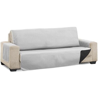 Martina Home Copridivano imbottito 2 Posti Grigio/Nero Martina Home Copridivano imbottito 2 Posti Grigio/Nero