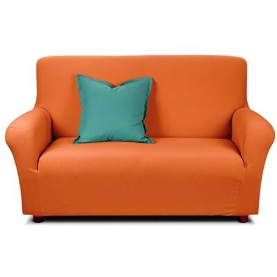 Copridivano Elasticizzato Arancione 1 Posto - Copridivano Copridivano Elasticizzato Arancione 1 Posto - Copridivano