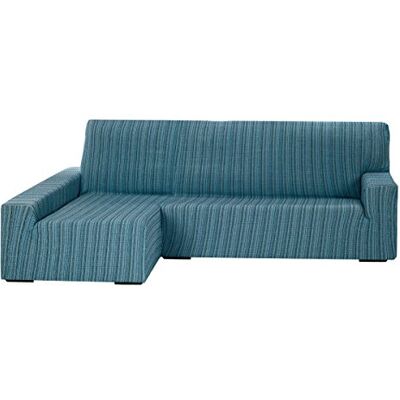 Fodera elastica Martina Home blu per chaise longue - 32x42x17 cm Fodera elastica Martina Home blu per chaise longue - 32x42x17 cm