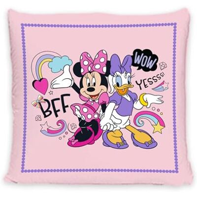 Disney Home Minnie Mouse e Daisy Duck, cuscino decorativo con imbottitura, 40 cm, rotondo, per ragazzi e ragazze, ottimo cuscino decorativo per cameretta dei bambini, cameretta dei bambini, divano, Disney Home Minnie Mouse e Daisy Duck, cuscino decorativo con imbottitura, 40 cm, rotondo, per ragazzi e ragazze, ottimo cuscino decorativo per cameretta dei bambini, cameretta dei bambini, divano,