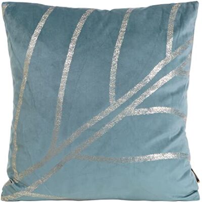 Eurofirany Elegante federa per cuscino in velluto, con stampa, 45 x 45 cm, rivestimento in velluto, morbido cuscino per divano, motivo geometrico 4, blu Eurofirany Elegante federa per cuscino in velluto, con stampa, 45 x 45 cm, rivestimento in velluto, morbido cuscino per divano, motivo geometrico 4, blu