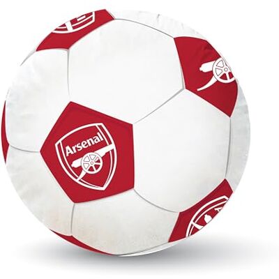 Character World Arsenal FC Cuscino rotondo con licenza ufficiale, super morbido, bianco, perfetto per qualsiasi camera da letto, sul divano, 25 x 25 cm Character World Arsenal FC Cuscino rotondo con licenza ufficiale, super morbido, bianco, perfetto per qualsiasi camera da letto, sul divano, 25 x 25 cm