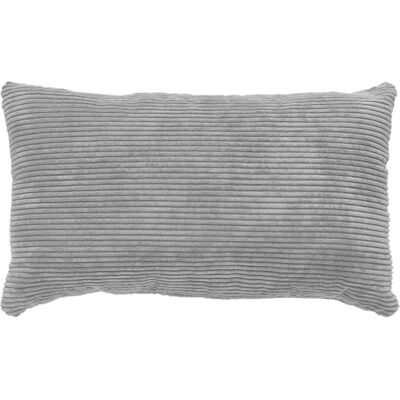 andiamo Emy Cuscino decorativo con effetto velluto a coste, 30 x 50 cm, colore: grigio andiamo Emy Cuscino decorativo con effetto velluto a coste, 30 x 50 cm, colore: grigio