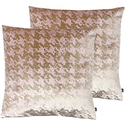 Ashley Wilde Cuscini riempiti in Poliestere Twin Pack Nevado, Oro Rosa/arrossire, 50 x 50cm, 2 unità Ashley Wilde Cuscini riempiti in Poliestere Twin Pack Nevado, Oro Rosa/arrossire, 50 x 50cm, 2 unità