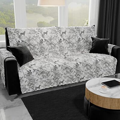 PETTI Artigiani Italiani Copridivano Antimacchia, Copridivano 3 Posti con Braccioli, Salvadivano, Copridivano Reversibile, Copridivano Trapuntato, Jungle, 100% Made in Italy PETTI Artigiani Italiani Copridivano Antimacchia, Copridivano 3 Posti con Braccioli, Salvadivano, Copridivano Reversibile, Copridivano Trapuntato, Jungle, 100% Made in Italy