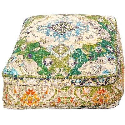 ART Fodera per cuscino da pavimento quadrato bohémien 60x20 cm 100% cotone Custodia pouf per pouf per soggiorno, camera da letto, patio e altro ART Fodera per cuscino da pavimento quadrato bohémien 60x20 cm 100% cotone Custodia pouf per pouf per soggiorno, camera da letto, patio e altro