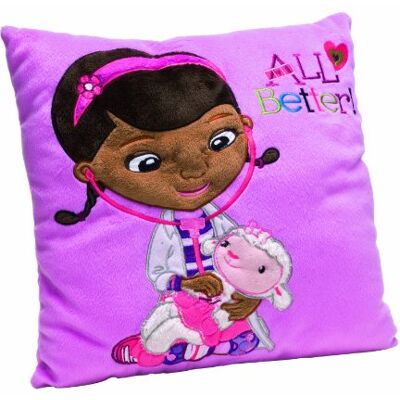 Disney Doc Mcstuffins Joy Toy cuscino ricamato 36x36 cm Disney Doc Mcstuffins Joy Toy cuscino ricamato 36x36 cm