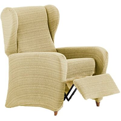 Eysa Aquiles Copripoltrona Elastico Relax, Poliestere-Cotone, Beige, 37x29x5 cm Eysa Aquiles Copripoltrona Elastico Relax, Poliestere-Cotone, Beige, 37x29x5 cm