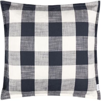Cuscino da esterno in cotone check Navy Yard Chesil - Cuscino Cuscino da esterno in cotone check Navy Yard Chesil - Cuscino