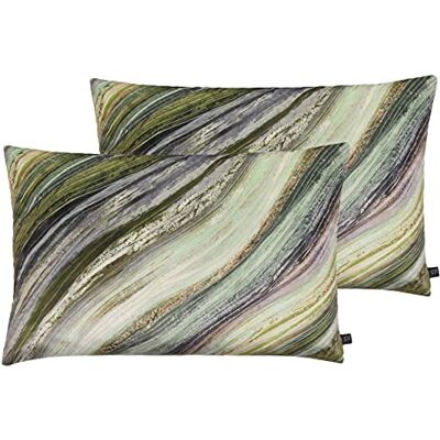 Prestigious Textiles Cuscini di Poliestere Twin Heartwood, Sempreverde, 40 x 60cm, 2 unità Prestigious Textiles Cuscini di Poliestere Twin Heartwood, Sempreverde, 40 x 60cm, 2 unità